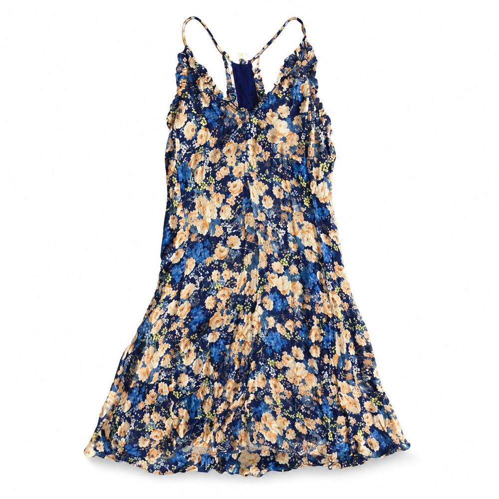 Rebecca Taylor Silk Floral Halter Dress Sz 0